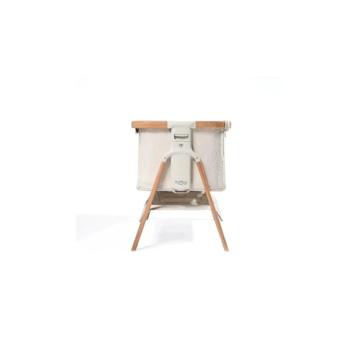 Tutti  Bambini CoZee Air Bedside Crib - Scandinavian Walnut/Ecru