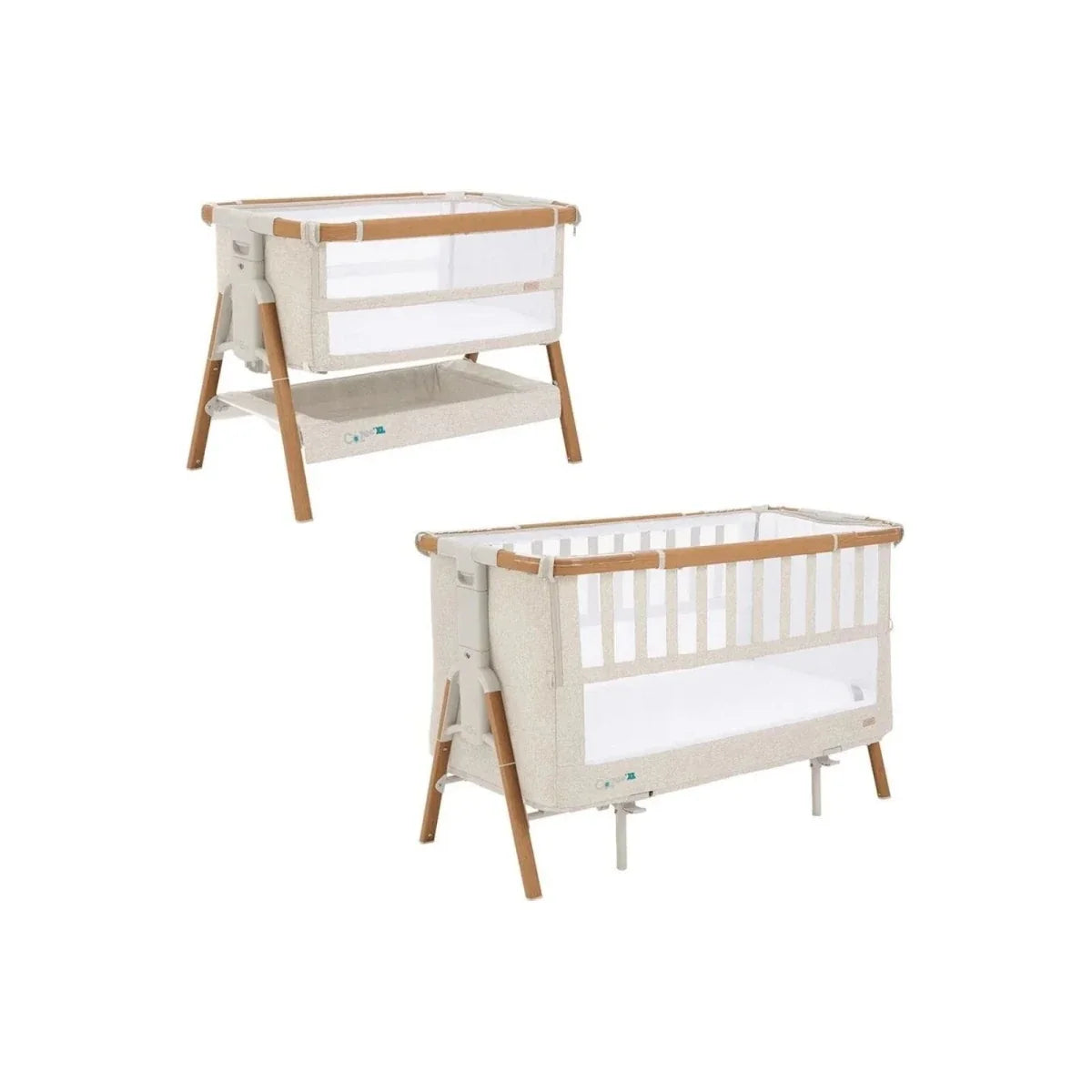 Tutti Bambini CoZee XL Complete Birth to 4+ Years Package - Scandinavian Walnut/Ecru