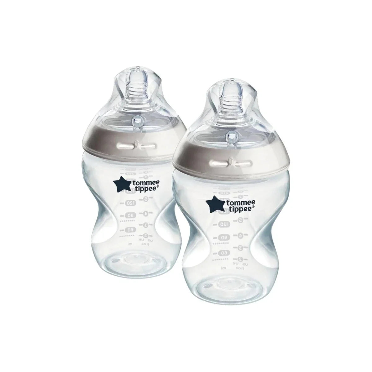 Tommee Tippee Closer to Nature Baby Bottles 260ml Pack of 2