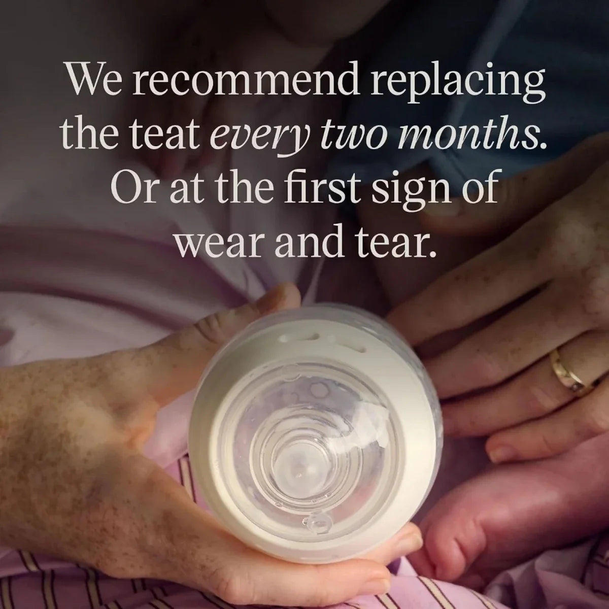 Tommee Tippee Natural Start Baby Bottle Medium Flow Teats 3+ months Pack of 2