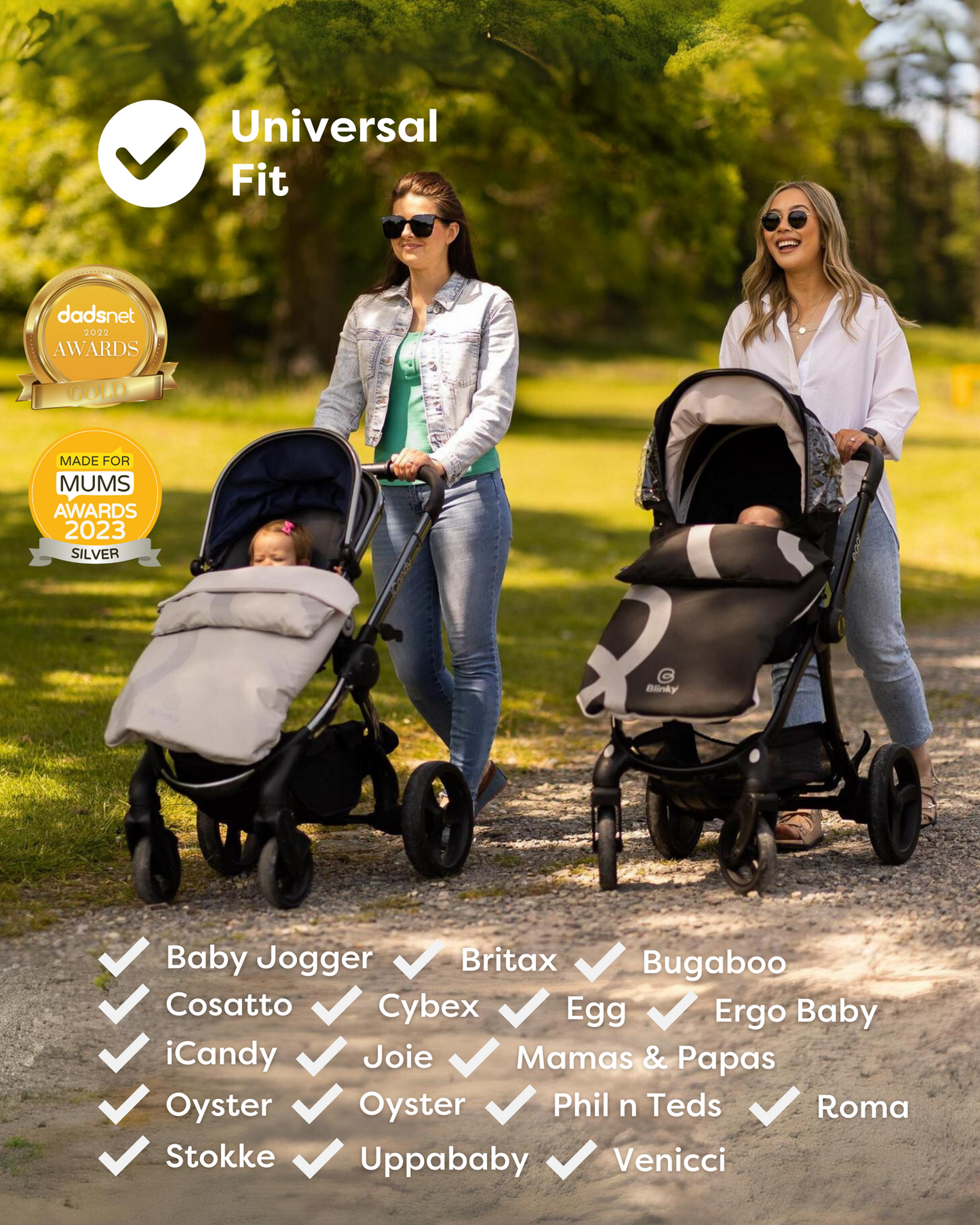 The Blinky Company Black (5-In-1) All Season Buggy Cover - Little Lug