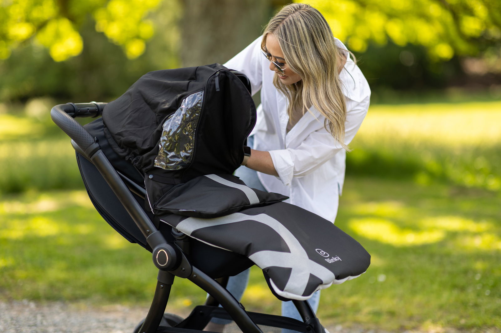The Blinky Company Black (5-In-1) All Season Buggy Cover - Little Lug