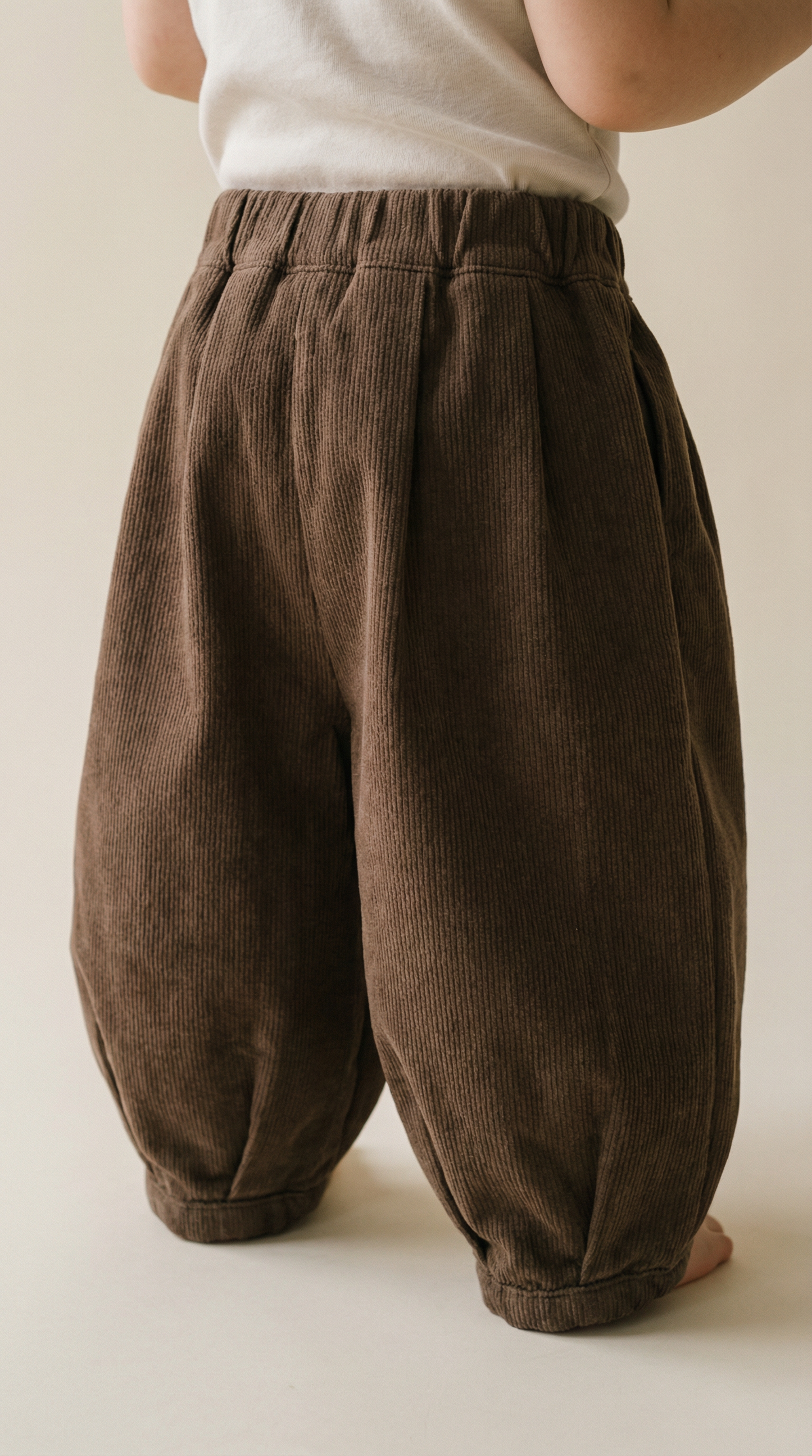 Balloon Cotton Trousers