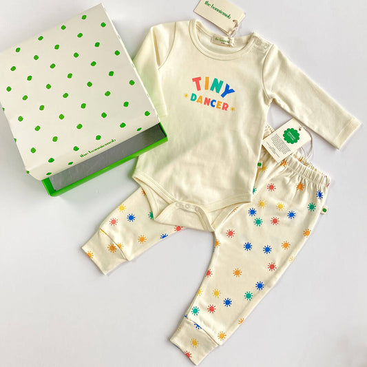 Dancer & Dearly Baby Gift Set - Bodysuit & Legging in a Gift Box