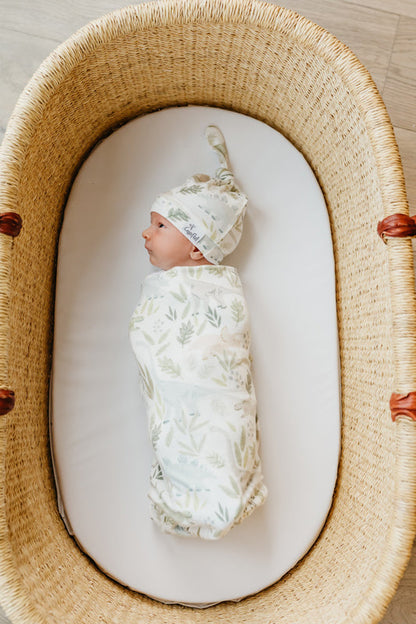 Copper Pearl Top Knot Hat Rex 0-4m