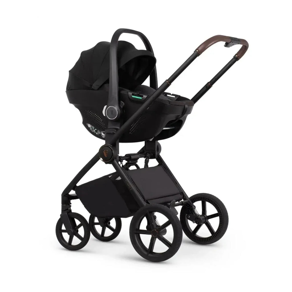 Venicci Claro 2 3-in-1 9 piece Comfort Bundle - Black/Almond