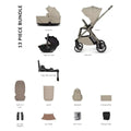 Venicci Tila 4-in-1 13 piece Luxury Bundle - Beige/Latte