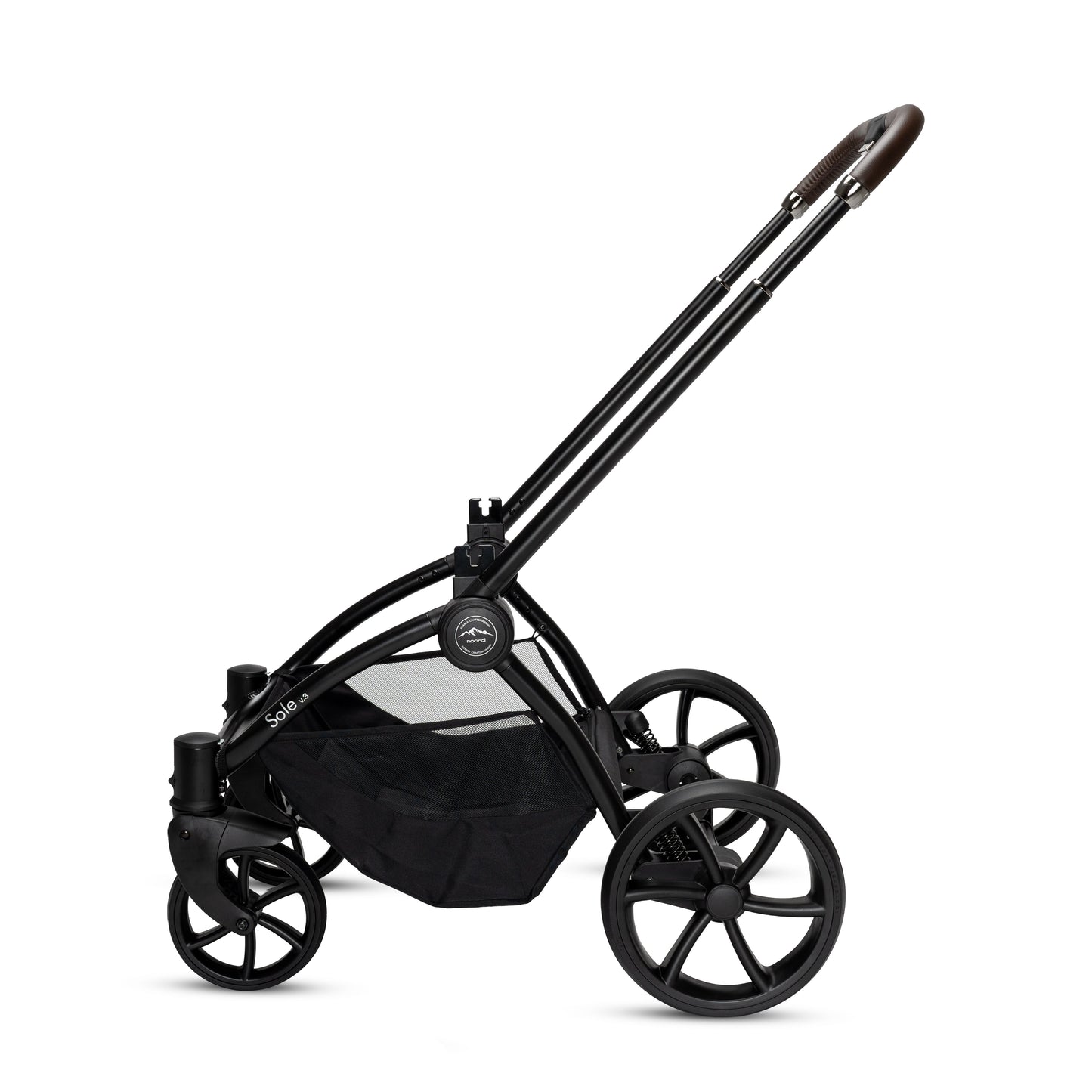 Noordi Sole V3 - 2in1 Pushchair with ThermoCot™ Carrycot, Slate Black