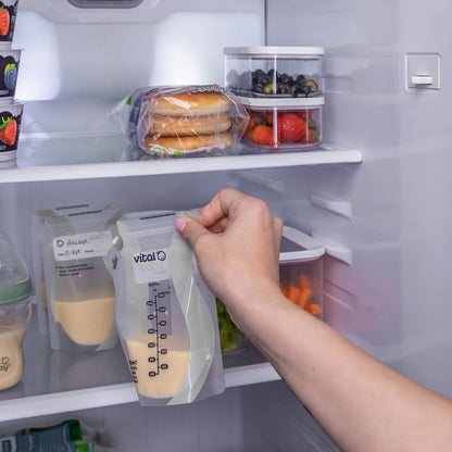 Vital Baby Easy Pour Breast Milk Storage Bags - 30 Pack