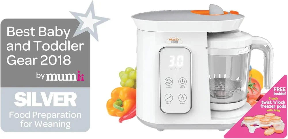 Vital Baby Babyfood Processor/Warmer/Steamer - Little Lug