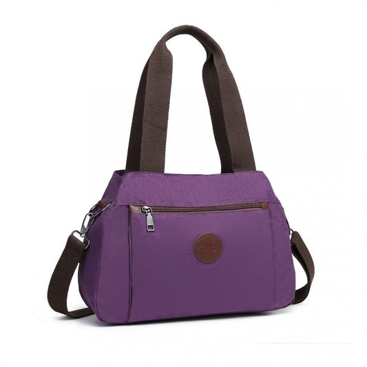 Waterproof Multi-Functional Crossbody Baby Bag (Available in Black/Grey/Purple) - Little Lug