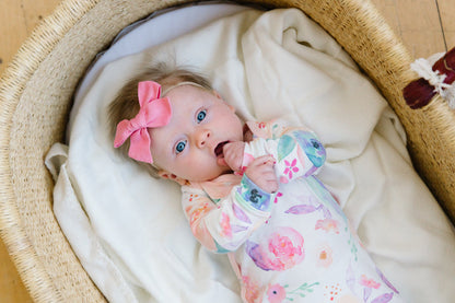 Copper Pearl Newborn Gown Bloom