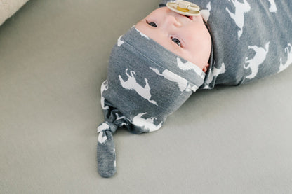 Copper Pearl Top Knot Hat Colt 0-4m