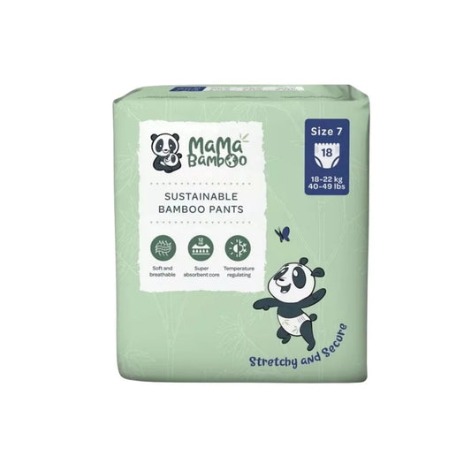 Mama Bamboo Eco Nappy Pants Size 7 - 18 nappies