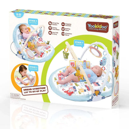 Yookidoo Urban Gymotion Lay to Sit-Up Playmat