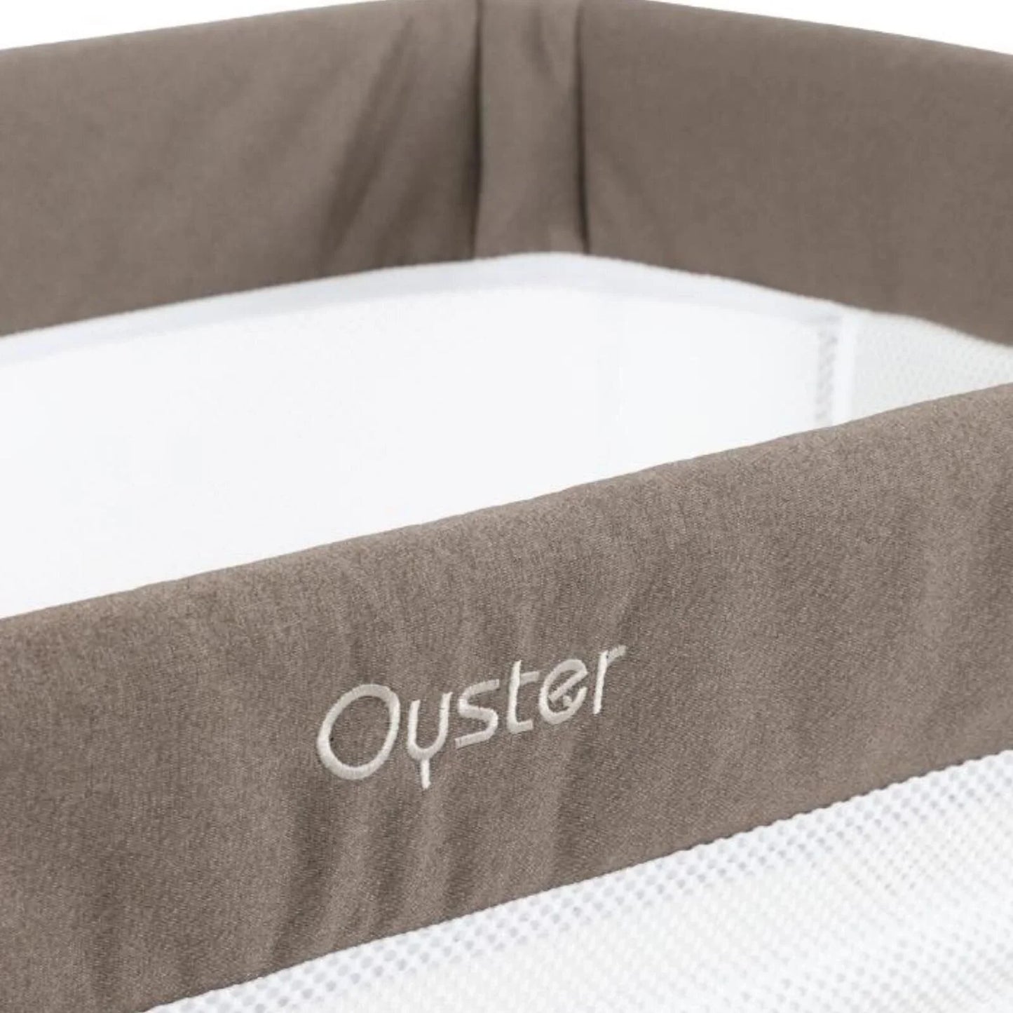 Oyster Wiggle Crib Co-Sleeper - Mink
