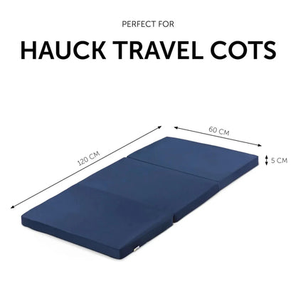Hauck Sleeper Travel Cot Mattress 120x60cm - Grey