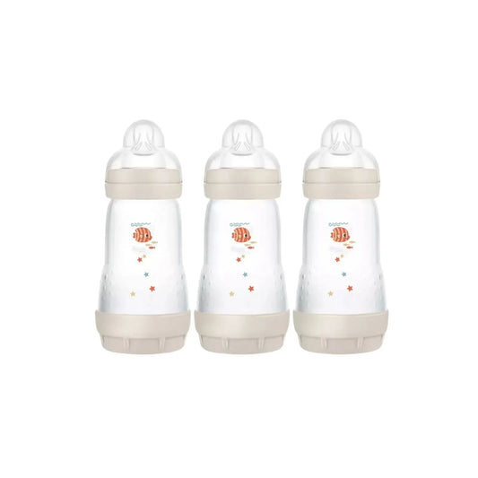 MAM Easy Start Anti-Colic Bottle 260ml Pack of 3 Assorted