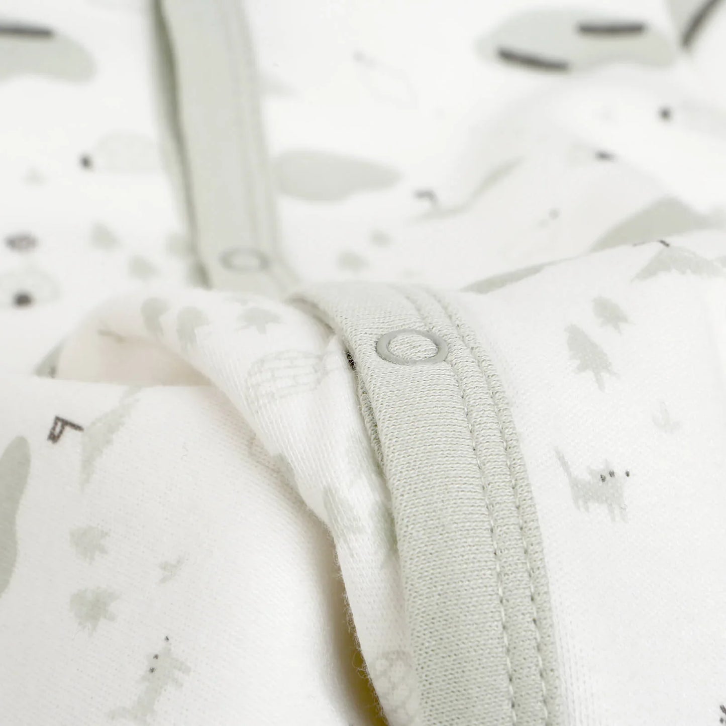 HelloBaby Newborn Baby Boy Footed Jumpsuit - Ecru