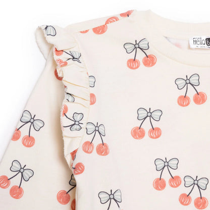 HelloBaby Jogging Set - Ecru Printed