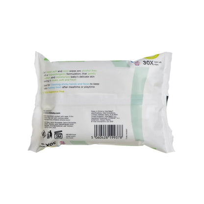 Vital Baby Hygiene Super Soft Fragrance Free Hand & Face Wipes 12x30 pcs