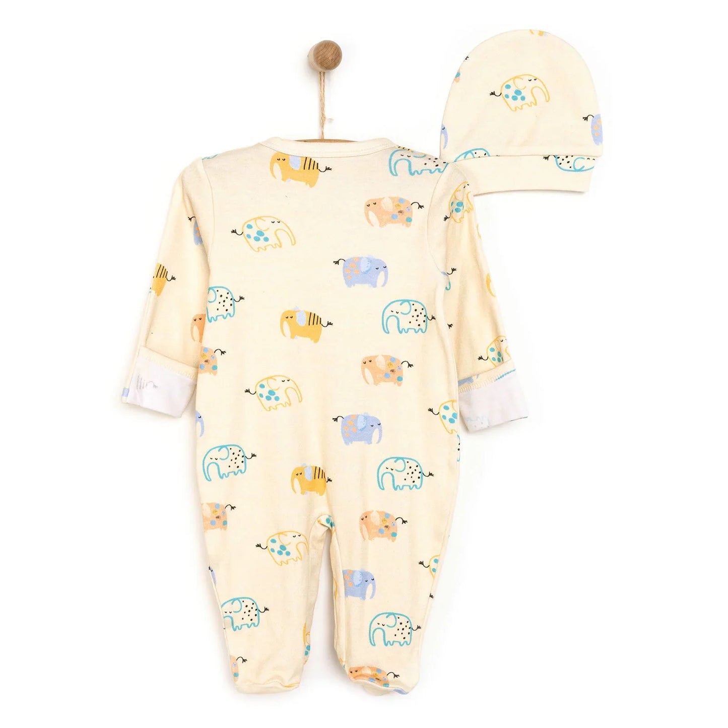 HelloBaby Newborn Boy Jumpsuit-Hat