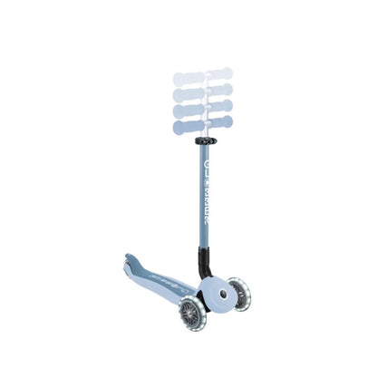 Globber Go Up Active Lights Eco Scooter - Blueberry