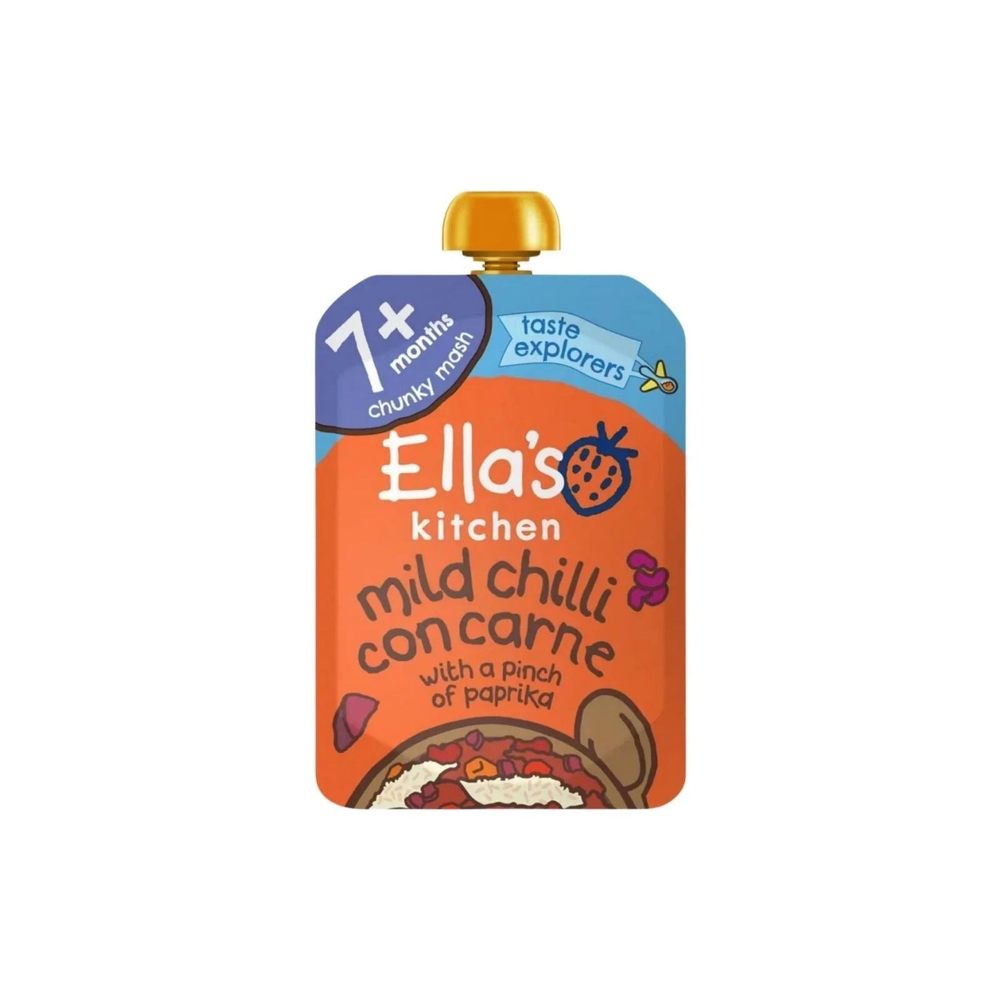 Ella's Kitchen Organic Chilli Con Carne Baby Food Pouch 7+ months 130g