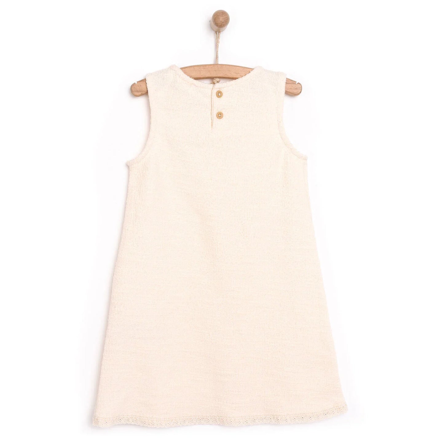 HelloBaby Baby Girl Dress - Ecru