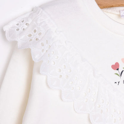 HelloBaby Winter Fairytale Leggings Set - Ecru