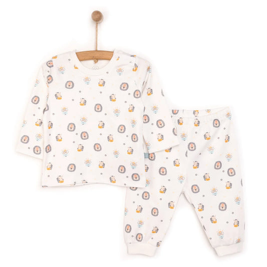 Pambuliq Baby Boy Long Sleeve Pyjamas Set - Dark Yellow