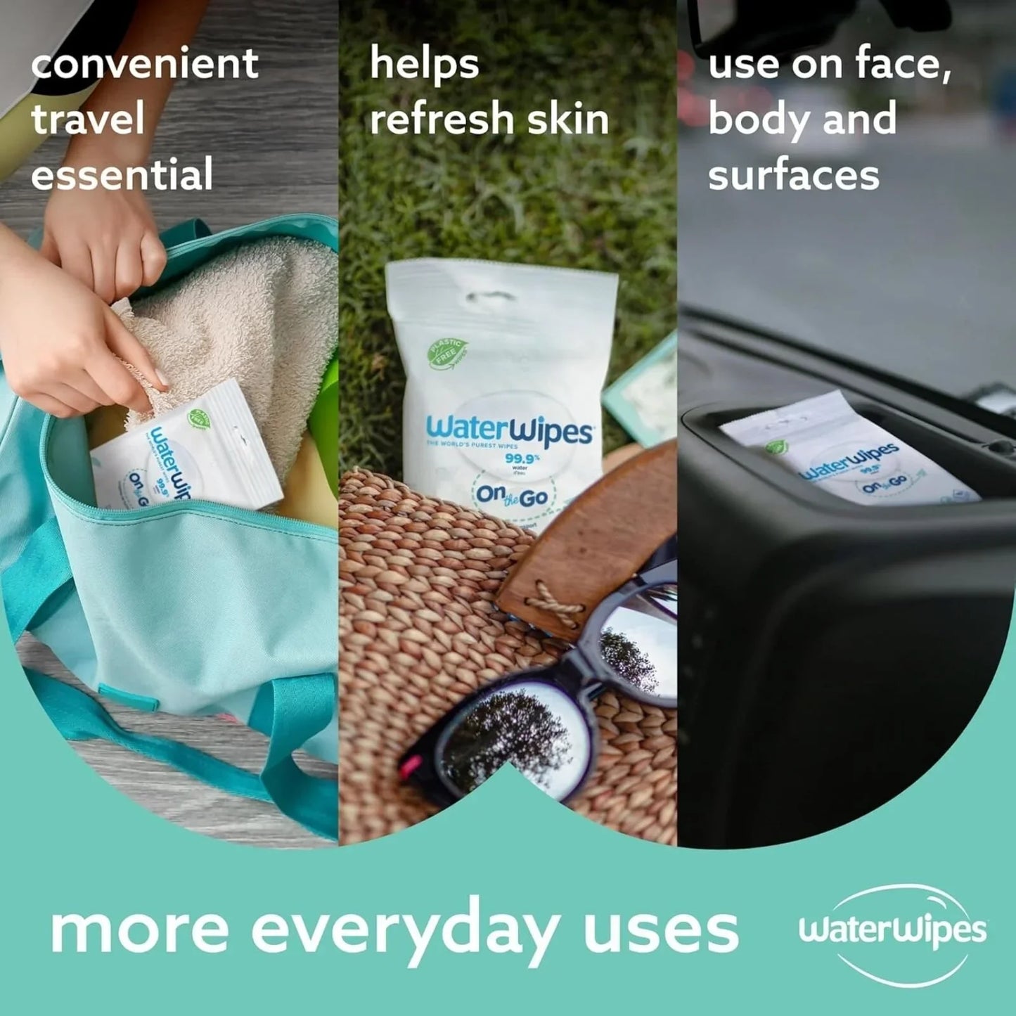 WaterWipes On the Go Wipes 10 pcs