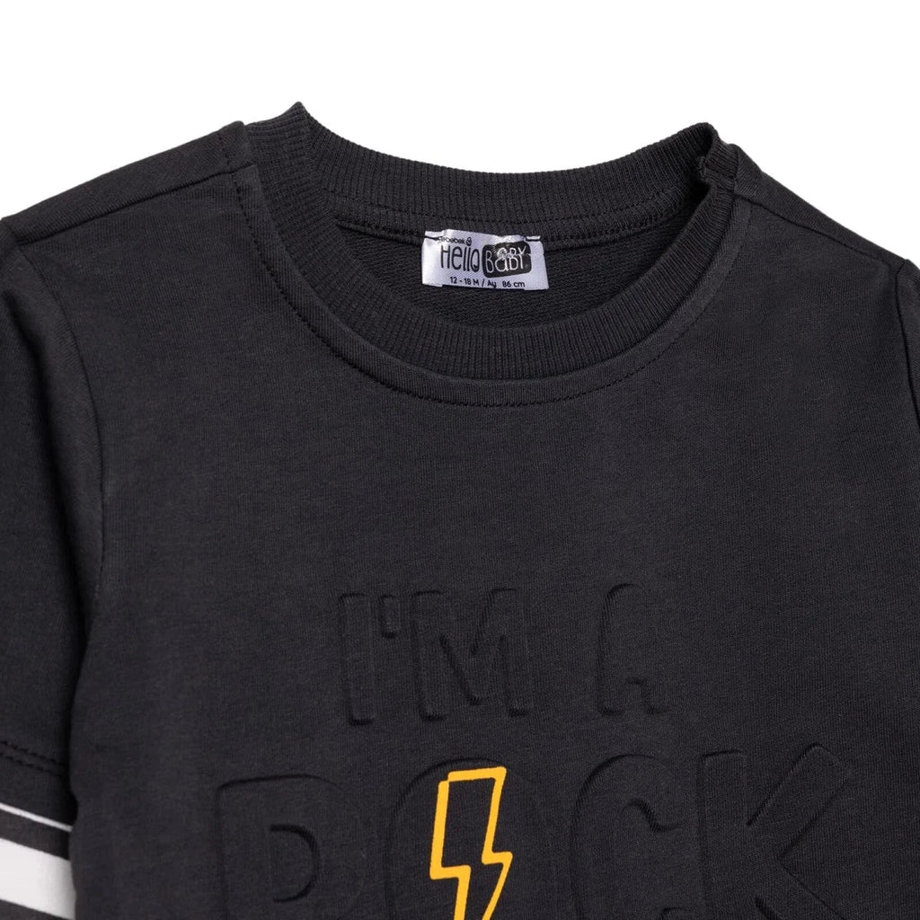 HelloBaby Long Sleeve Loopback Baby T-Shirt (6-9 Months to 4-5 Years)