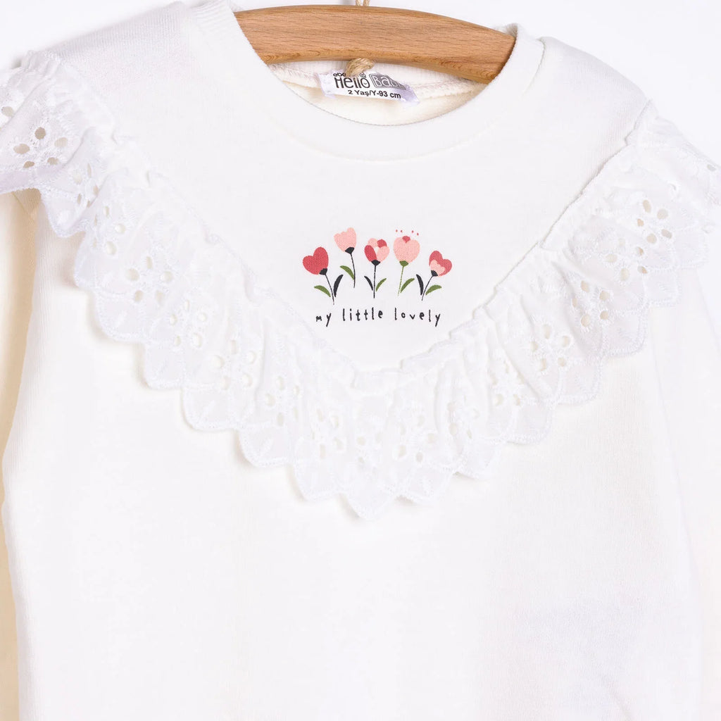 HelloBaby Winter Fairytale Leggings Set - Ecru