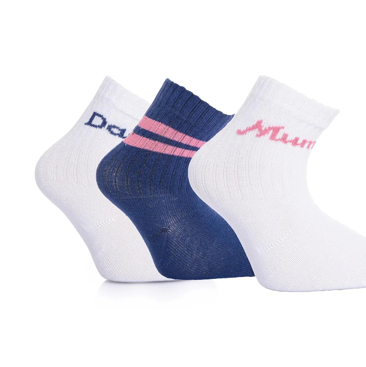 HelloBaby Unisex Pack of 3 Socks - White