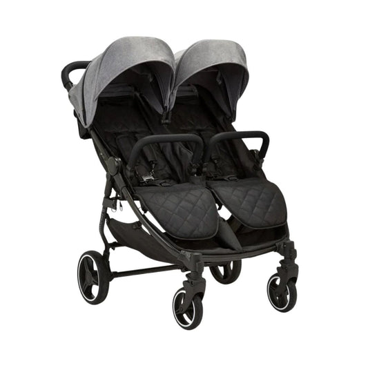 Ickle Bubba Venus Double Stroller - Space Grey