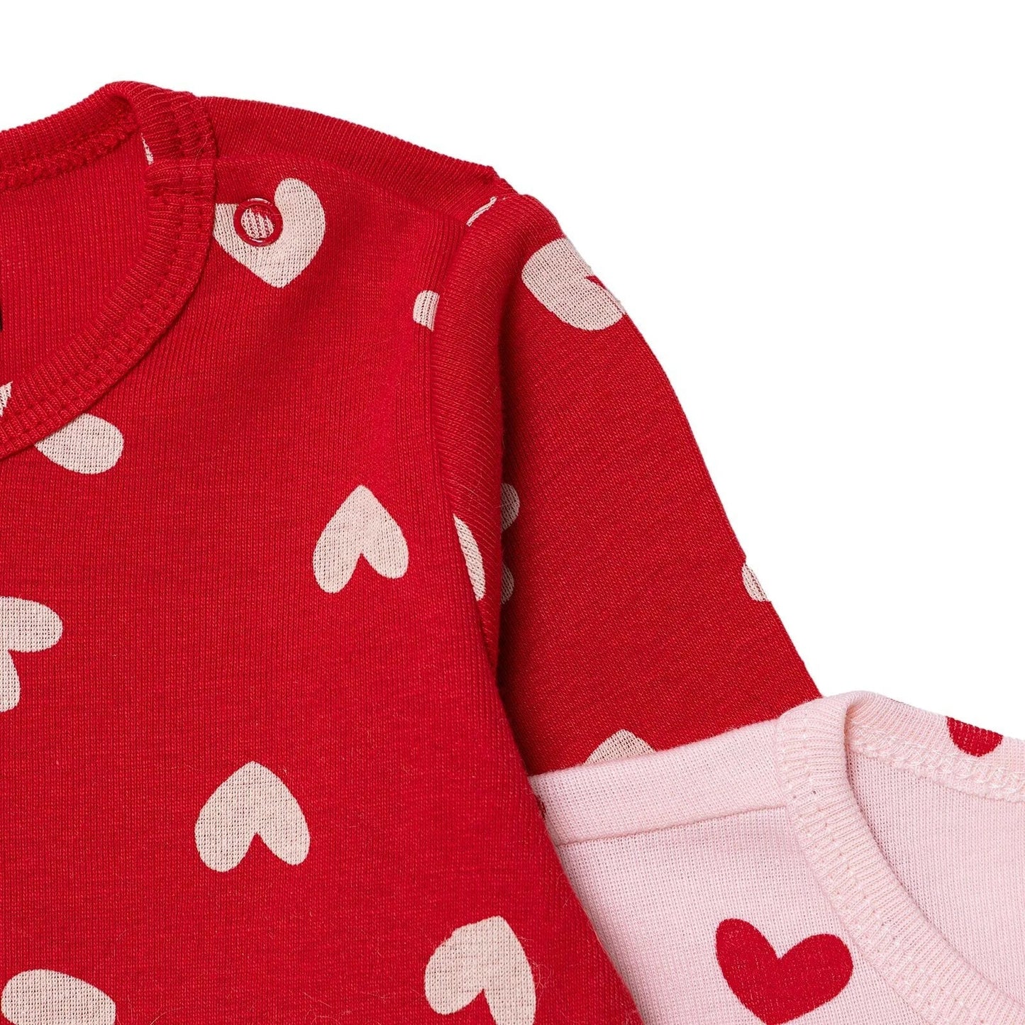 HelloBaby Long Sleeve Body 2 pcs - Red