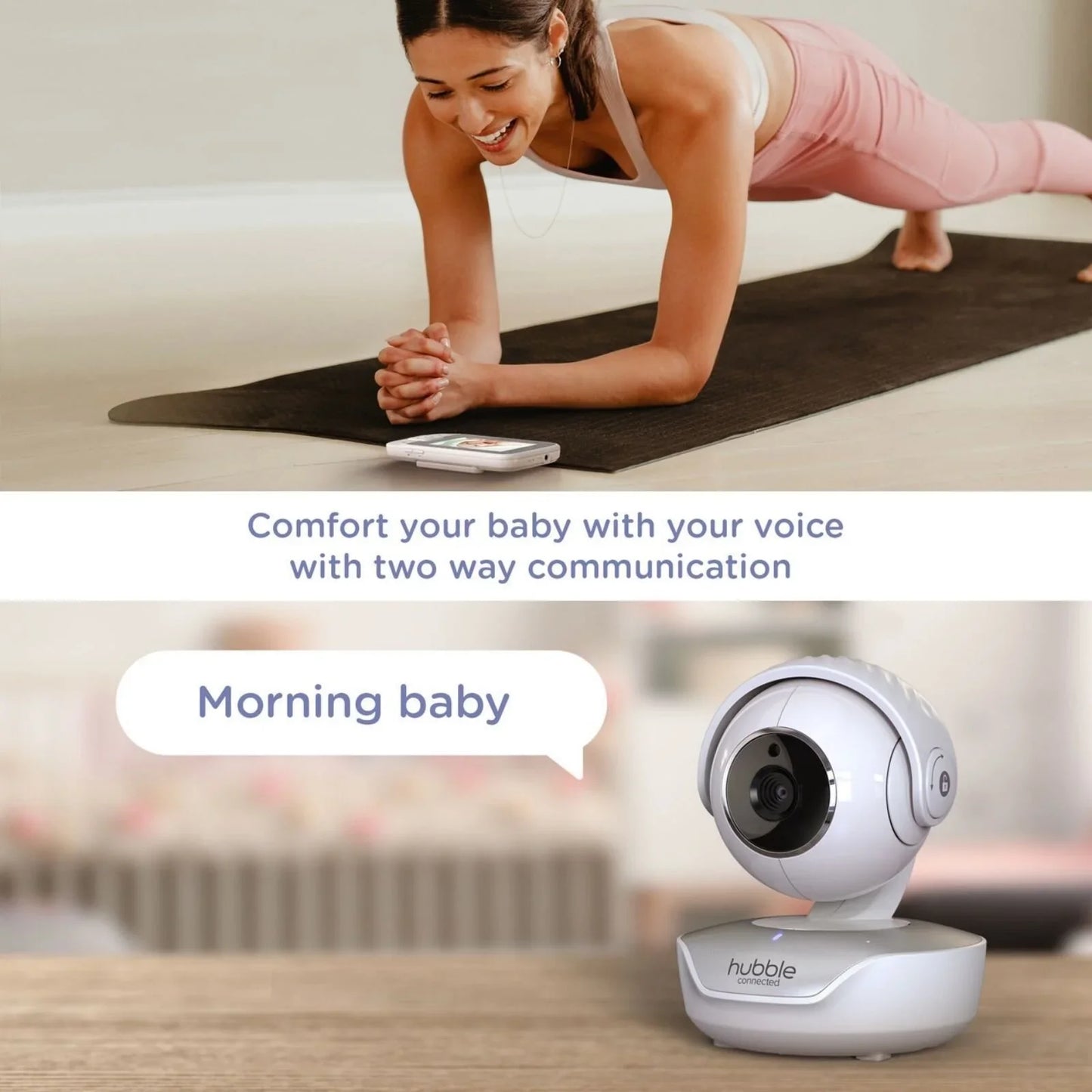 Hubble Nursery View Select - 4.3" Baby Monitor White
