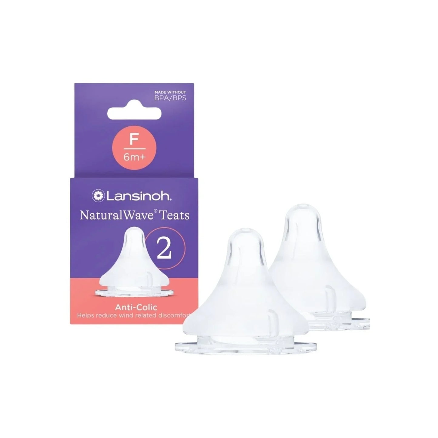 Lansinoh NaturalWave Fast Flow Teats Pack of 2