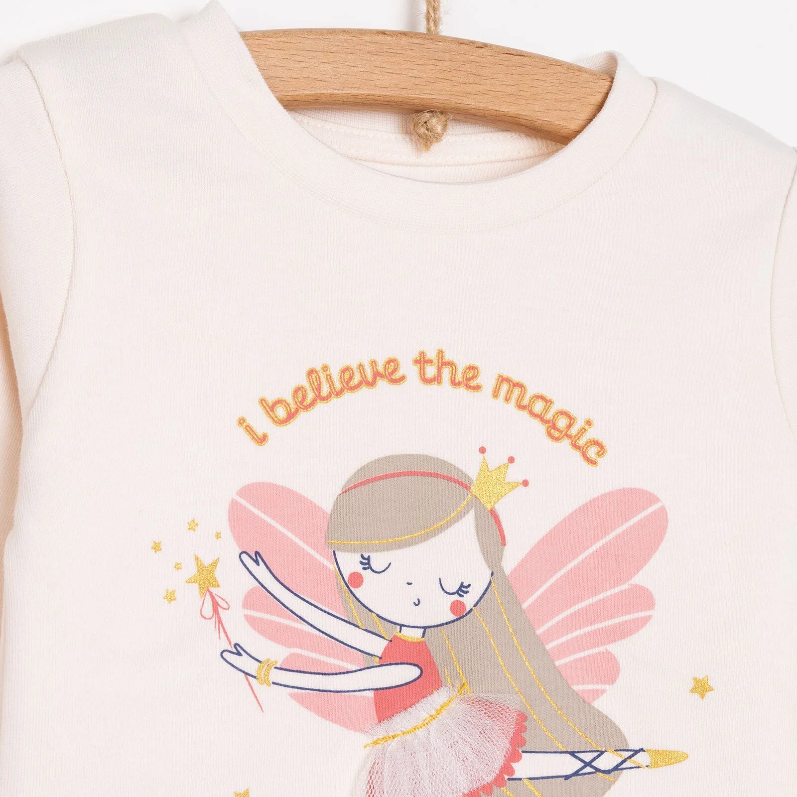 HelloBaby  Baby Girl  Long Sleeve Pyjamas Set - Ecru