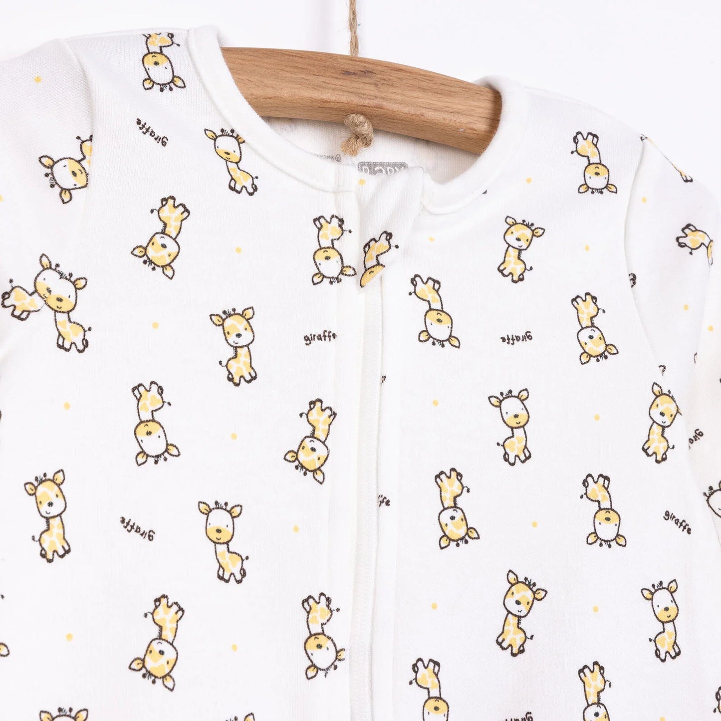 HelloBaby Newborn Boy Footed Jumpsuit - Yellow