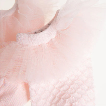 HelloBaby Girl Socks with Lace - Light Pink