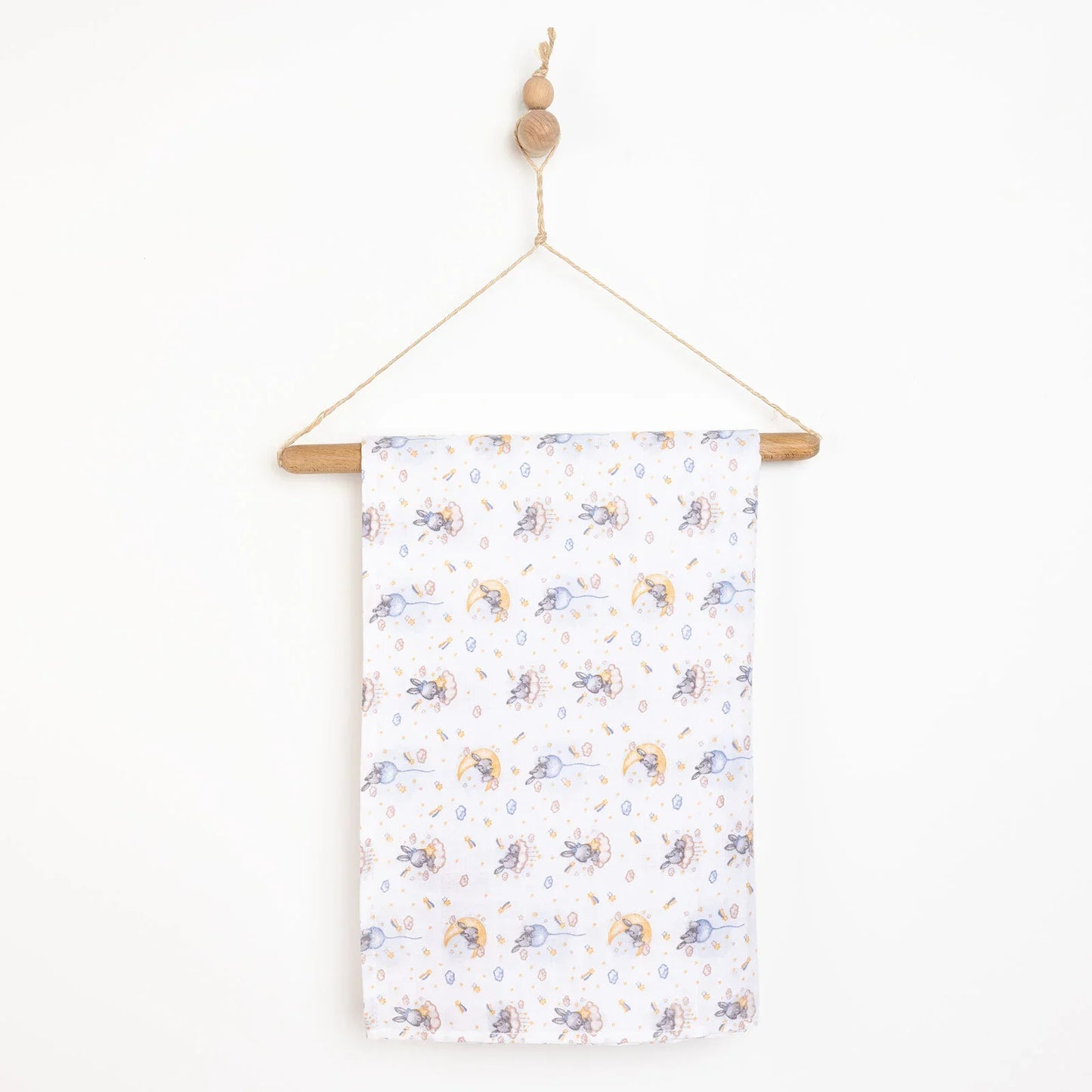 Little Dreams Girl Muslin Blanket - Patterned