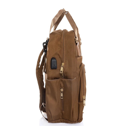 Baby Mom Backpack Girls - Brown