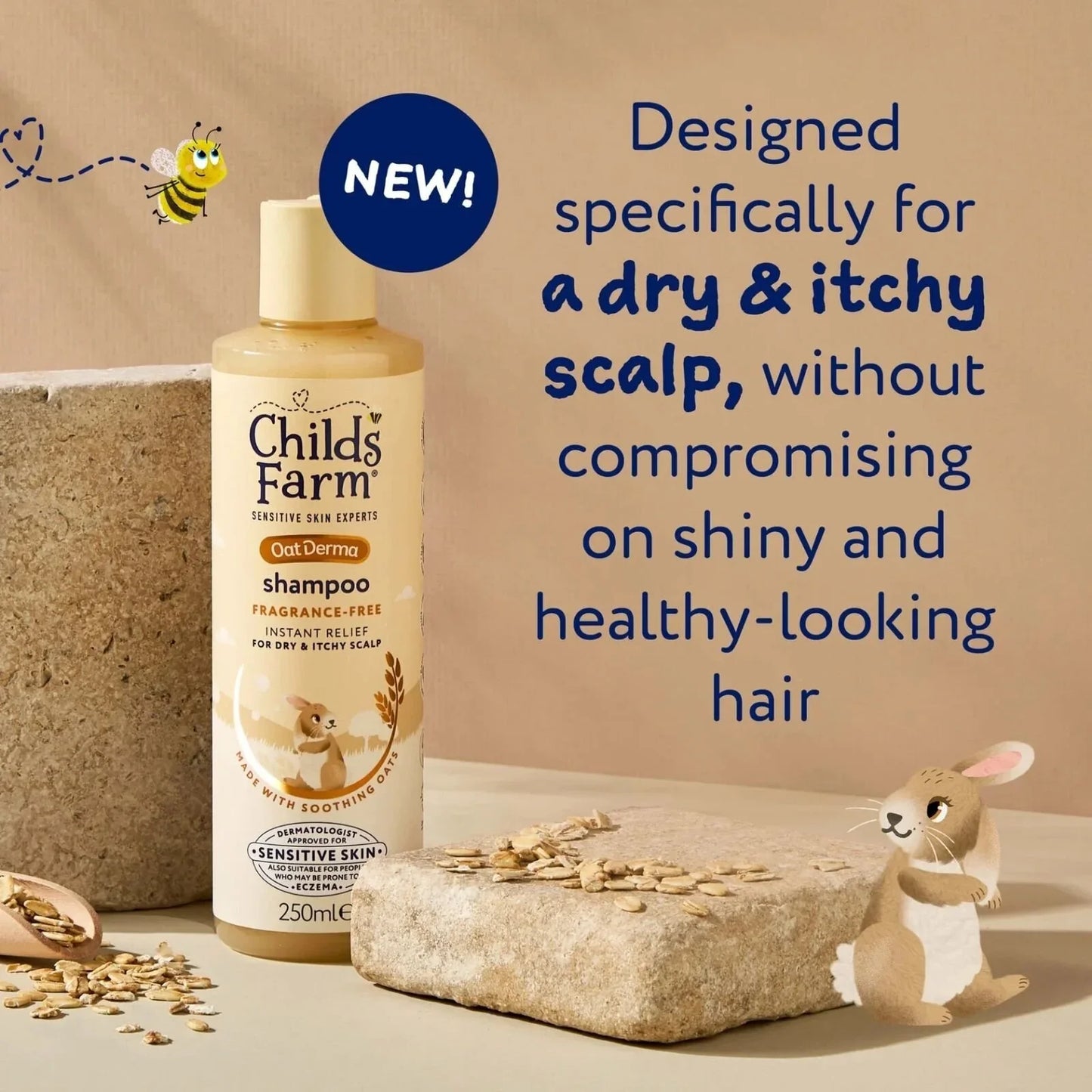 Childs Farm Oatderma Shampoo 250ml