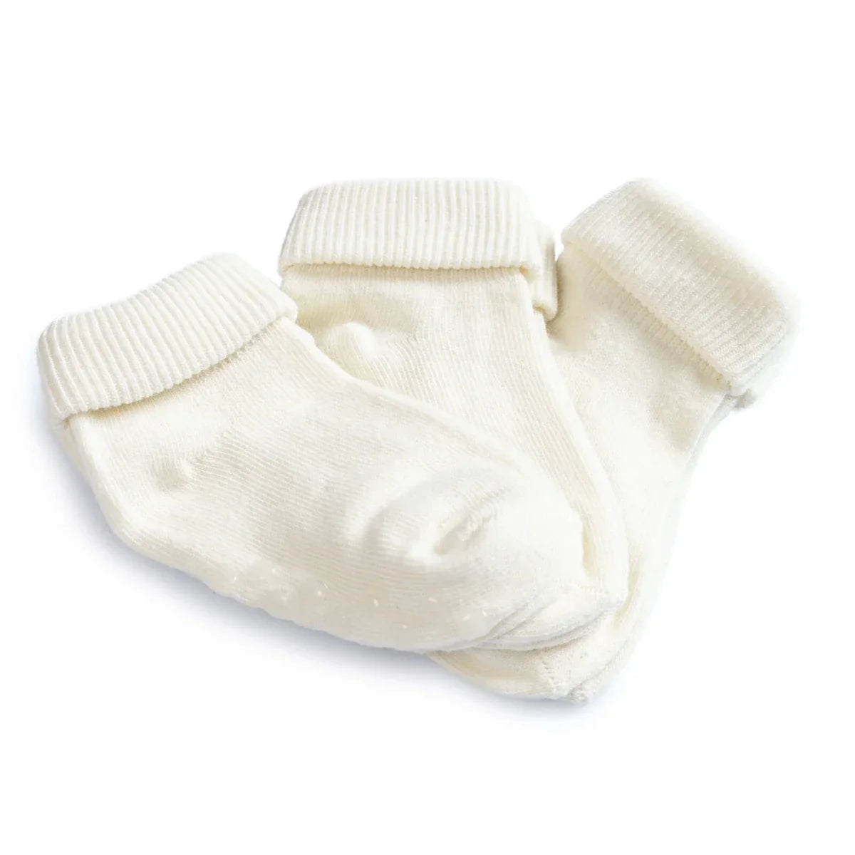 HelloBaby Unisex Pack of 3 Baby Socks None Cotton Rich - White