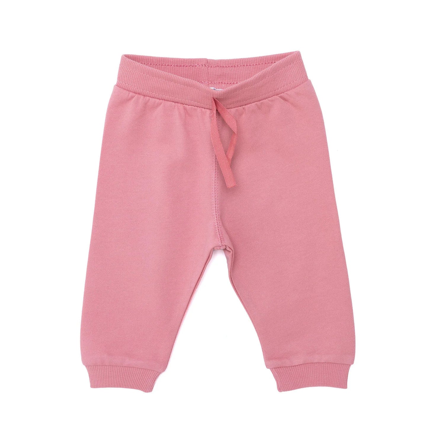 HelloBaby Basic Girl Low Raised Joggers - Light Rose