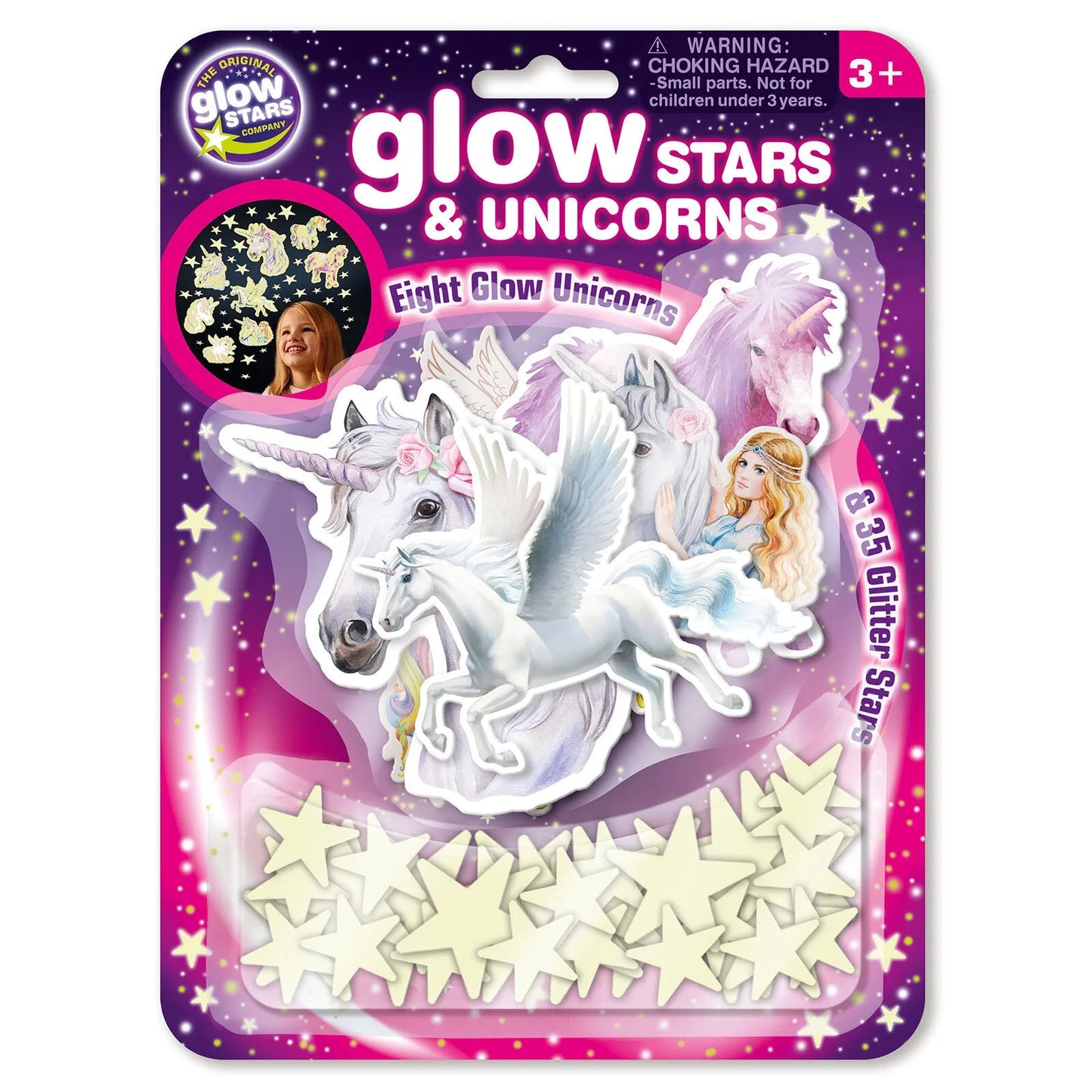The Original Glowstars Company Glitter Stars & Unicorns