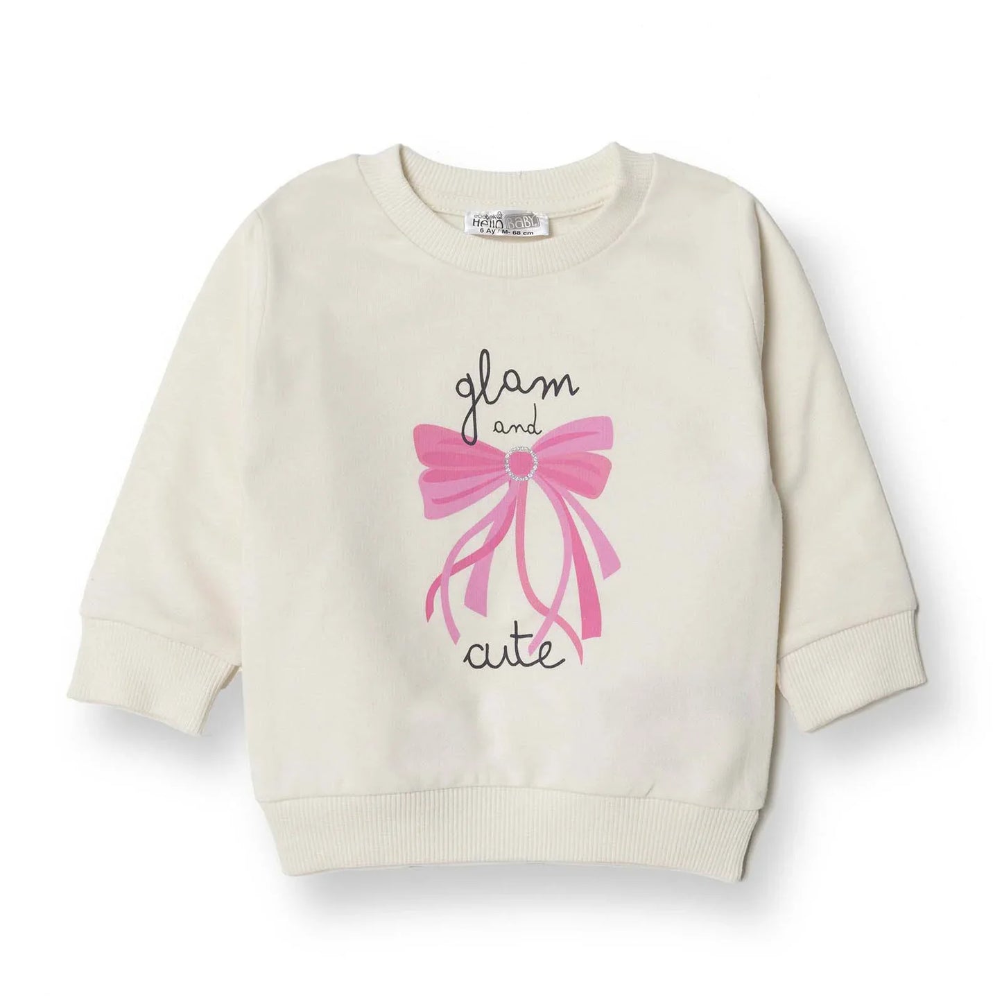 HelloBaby Sweatshirt - Ecru