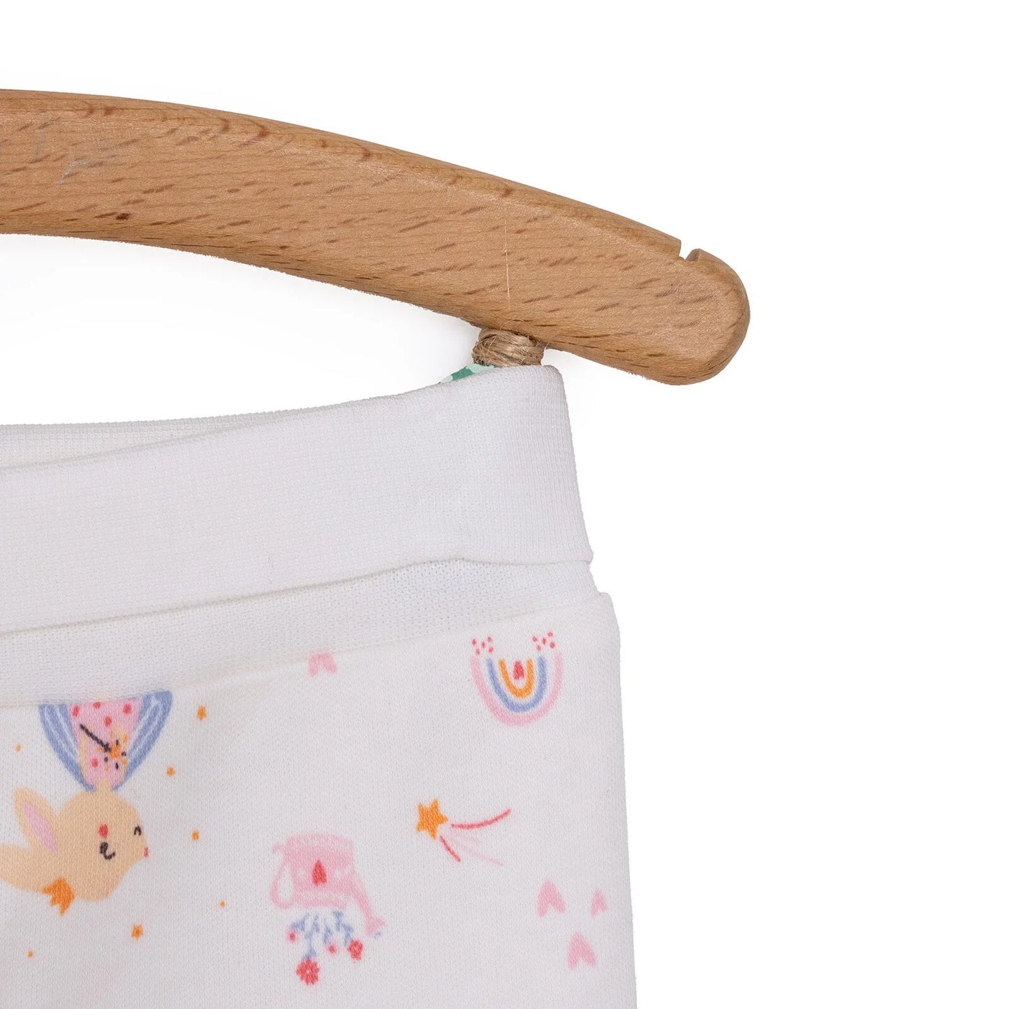 HelloBaby Newborn 2 Pcs Footed Leggings - Pink